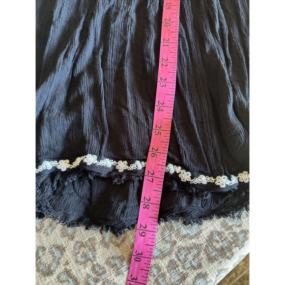 EUC, Free People Light Gauzy Boho Top Small - Picture 5 of 5